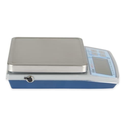 Edlund BRV-160 10 lb Square Digital Scale w/ Removable Platform - 5 1/8" x 5 1/8", Stainless