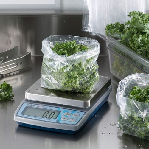 Edlund BRV-160 10 lb Square Digital Scale w/ Removable Platform - 5 1/8" x 5 1/8", Stainless