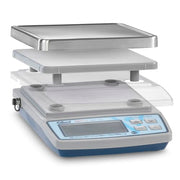 Edlund BRV-160 10 lb Square Digital Scale w/ Removable Platform - 5 1/8" x 5 1/8", Stainless