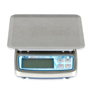 Edlund BRV-160W 10 lb Bravo! Waterproof Digital Portion Control Scale - 5 5/8" x 7", Stainless, 115v