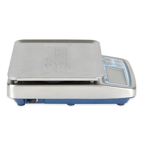 Edlund BRV-160W 10 lb Bravo! Waterproof Digital Portion Control Scale - 5 5/8" x 7", Stainless, 115v