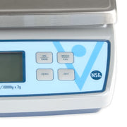 Edlund BRV-320 20 lb Square Digital Scale w/ Removable Platform - 7" x 7", Stainless