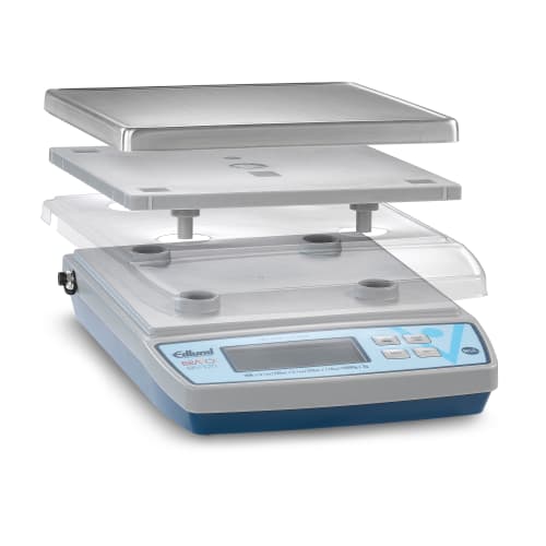 Edlund BRV-320 20 lb Square Digital Scale w/ Removable Platform - 7" x 7", Stainless