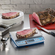 Edlund BRV-480 30 lb Square Digital Scale w/ Removable Platform - 11 2/5" x 7", Stainless