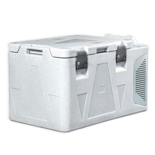 Coldtainer USA Refrigerated Insulated Food Carrier - 2.9 cu ft, Gray, 100-240v/1ph (T0082/FDN)