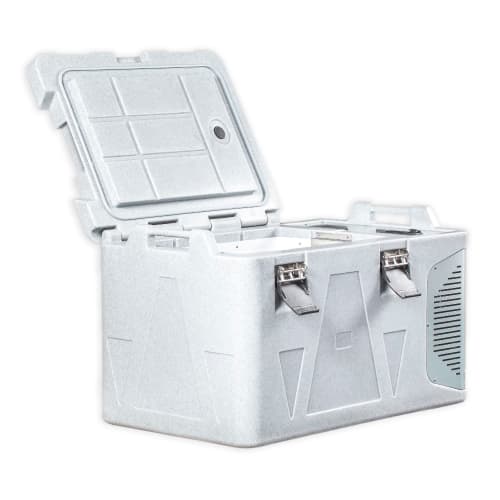 Coldtainer USA Refrigerated Insulated Food Carrier - 2.9 cu ft, Gray, 100-240v/1ph (T0082/FDN)