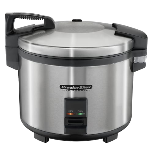 Proctor Silex 37560R Insulated Rice Cooker/Warmer, 60 Cup, Trigger Handle, NSF, 120 V