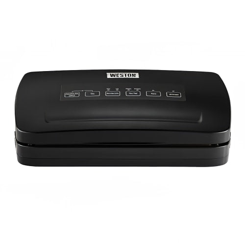 Weston 65-3001-W Vacuum Sealer w/ Roll Cutter & Roll Storage - Black, 120v