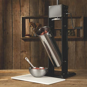 Weston 86-1501-W 15 lb Manual Vertical Sausage Stuffer w/ (4) Funnels, Stainless Steel