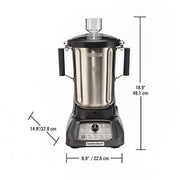 Hamilton Beach Countertop Food Blender w/ Metal Container, Programmable (HBF1100S)
