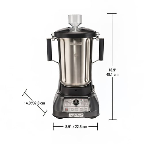 Hamilton Beach Countertop Food Blender w/ Metal Container, Programmable (HBF1100S)