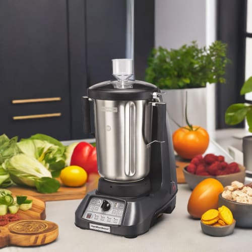 Hamilton Beach Countertop Food Blender w/ Metal Container, Programmable (HBF1100S)