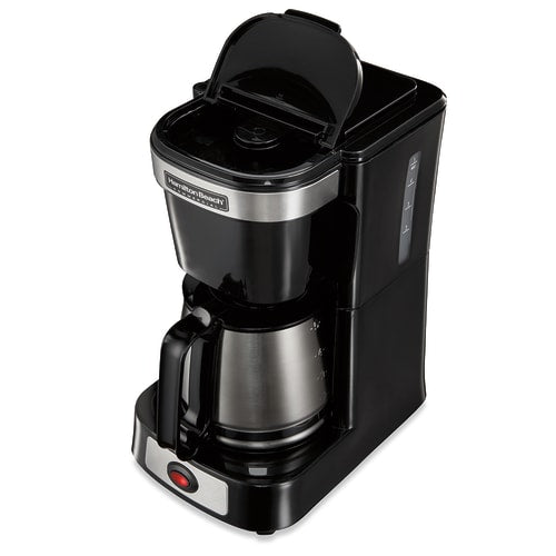 Hamilton Beach 4 Cup Low Volume Decanter Coffee Maker - Pourover, Black, 120v (HDC500DS)