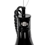 Hatco DL-500-RTL 71 7/8" Track Mount Heat Lamp w/ Retractable Cord - Lower Switch, Bold Black, 120v