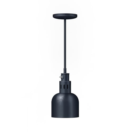 Hatco DL-700-RL 69 1/2" Ceiling Mount Heat Lamp w/ Retractable Cord - Lower Switch, Bold Black, 120v