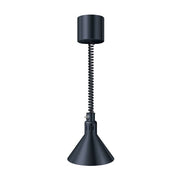 Hatco DL-775-RTL 71 7/8" Track Mount Heat Lamp w/ Retractable Cord - Lower Switch, Bold Black, 120v