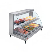 Hatco GRCD-3PD 45 1/2" Full Service Countertop Heated Display Case  - (2) Shelves, 120v