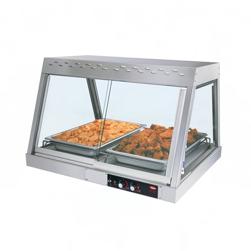 Hatco GRHD-2P 32 1/2" Full Service Countertop Heated Display Case  - (1) Shelf, 120v