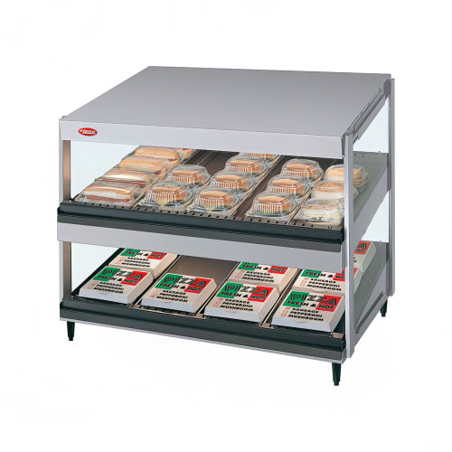 Hatco GRSDS-30D 30" Self Service Countertop Heated Display Shelf - (2) Shelves, 120v