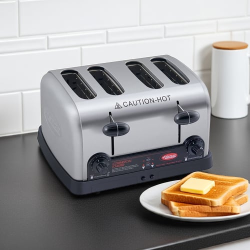 Hatco TPT-240-QS Slot Toaster w/ 4 Slice Capacity & 1 1/4"W Product Opening - 240v