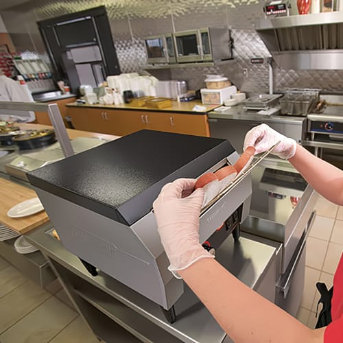 Hatco TQ-10-120-QS Conveyor Toaster - 300 Slices/hr w/ 2" Product Opening, 120v