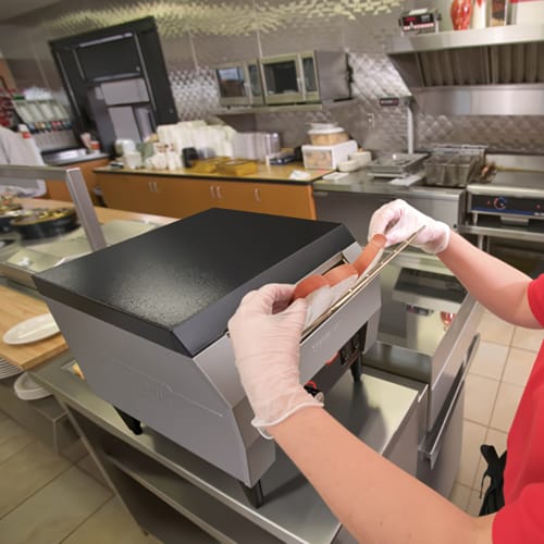 Hatco TQ-1800 Conveyor Toaster - 1800 Slices/hr w/ 2" Product Opening, 208v/1ph