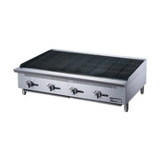 Dukers DCCB48 48" Gas Charbroiler w/ Cast Iron Grates - Convertible