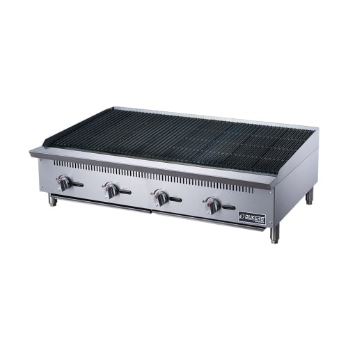 Dukers DCCB48 48" Gas Charbroiler w/ Cast Iron Grates - Convertible