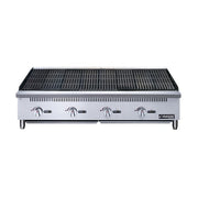 Dukers DCCB48 48" Gas Charbroiler w/ Cast Iron Grates - Convertible