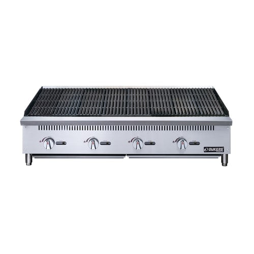 Dukers DCCB48 48" Gas Charbroiler w/ Cast Iron Grates - Convertible