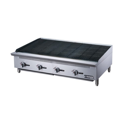 Dukers DCRB48 48" Gas Charbroiler w/ Cast Iron Grates - Convertible