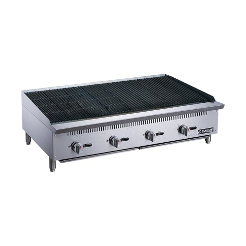 Dukers DCRB48 48" Gas Charbroiler w/ Cast Iron Grates - Convertible