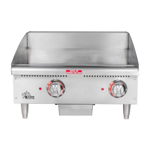 Star 524TGF 24" Electric Griddle w/ Thermostatic Controls - 1" Steel Plate, 208-240v