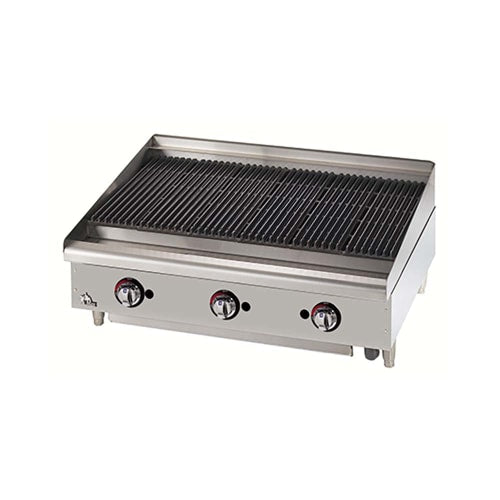 Star 6036CBF 36" Gas Charbroiler - Cast Iron Grate, Adjustable Control Valve
