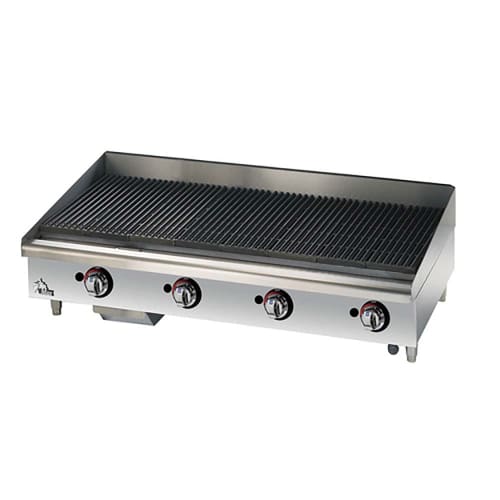 Star 6048CBF 48" Gas Charbroiler w/ Cast Iron Grates, Natural Gas
