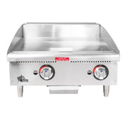 Star 624MF 24" Gas Griddle w/ Manual Controls - 1" Steel Plate, Convertible