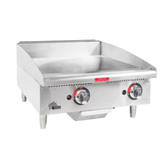 Star 624MF 24" Gas Griddle w/ Manual Controls - 1" Steel Plate, Convertible