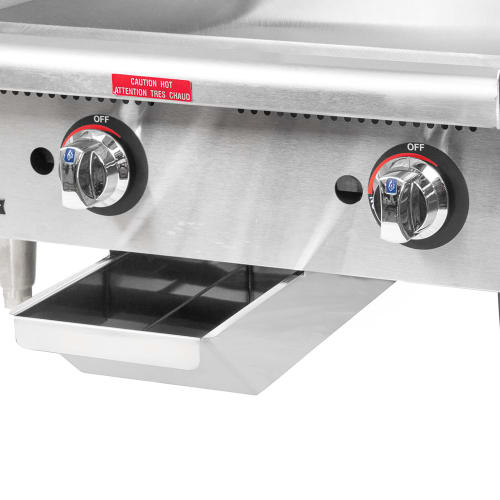 Star 624MF 24" Gas Griddle w/ Manual Controls - 1" Steel Plate, Convertible