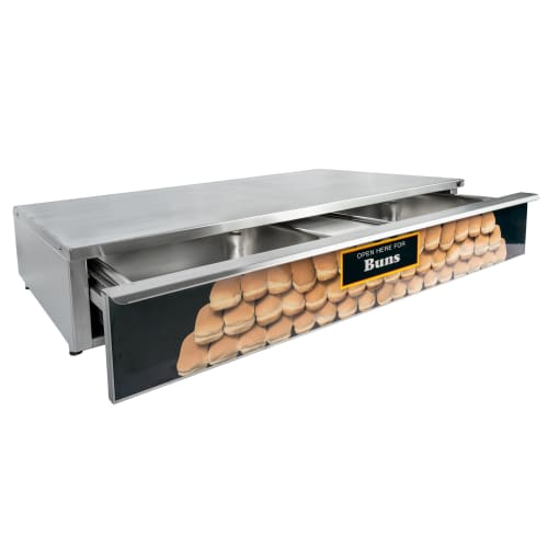 Star SS50BB Hot Dog Bun Box w/ (64) Bun Capacity