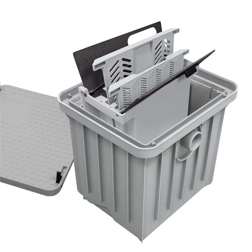 Canplas 3911A02 Interceptor, Connection Size 2", Polypropylene, Integrated Lifting Handles