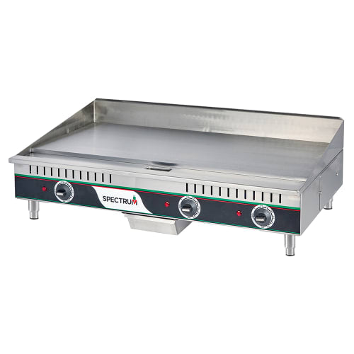 Winco EGD-36M 36" Electric Griddle w/ Manual Controls - 1/2" Steel Plate, 208-240v/1ph