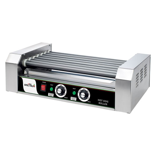 Winco EHDG-7R RollsRight™ 18 Hot Dog Roller Grill w/ Manual Controls - Flat Top, 110v