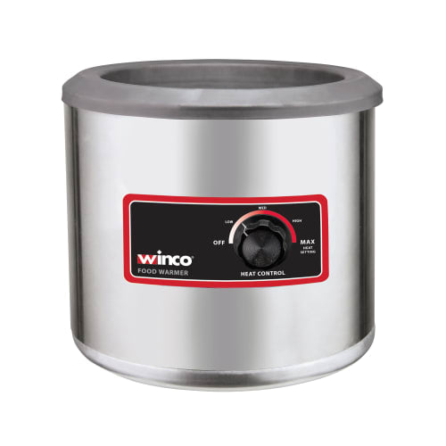 Winco FW-7R250 Countertop Food Warmer - Wet w/ (1) 7 qt Pan Well, 120v