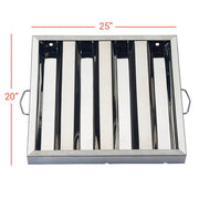 Winco HFS-2520 Hood Baffle Filter - 25" x 20", Stainless Steel