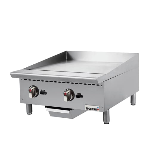 Winco NGGD-24M 24" Gas Griddle w/ Manual Controls - 3/4" Steel Plate, Natural Gas, Convertible