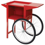Winco POP-8RC Popcorn Cart w/ 22" Spoked Wheels for POP-8R, Red