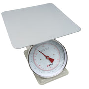 Winco SCAL-9130 130 lb Receiving Scale, 9" Dial, Large Steel Platform