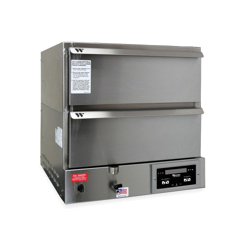 Winston HBB5D2 24 1/10"W Freestanding Warming Drawer w/ (2) 23" Compartment, 120v