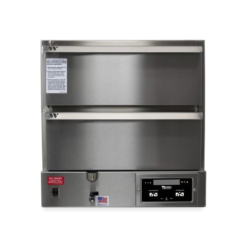 Winston HBB5D2 24 1/10"W Freestanding Warming Drawer w/ (2) 23" Compartment, 120v