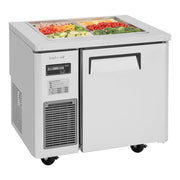 Turbo Air JBT-36-N 27 1/2" J Series Cold Food Bar - (6) Pan Capacity, Floor Model, Stainless Steel